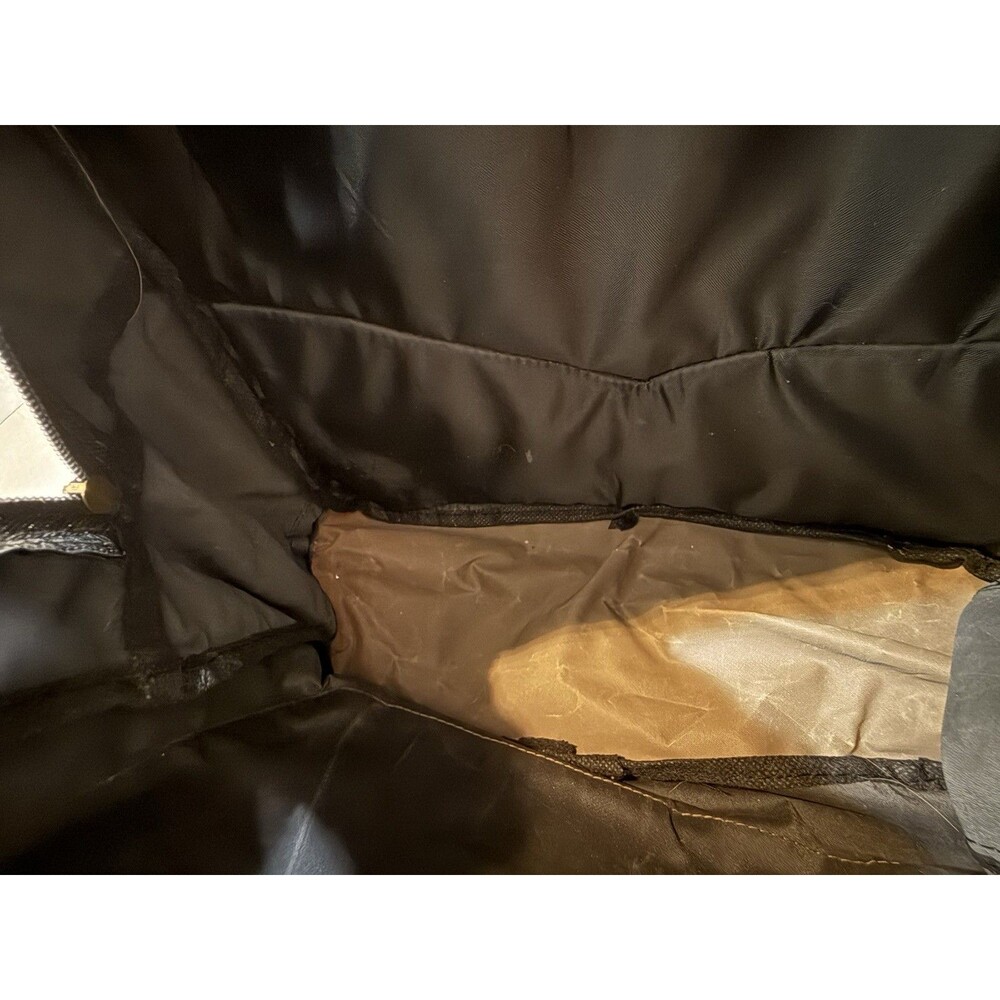 Vintage High Trails Hiking Backpack Brown Black Front Cargo Pockets Outdoor Pack - Picture 7 of 16